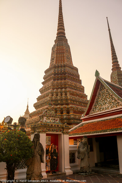Third entrance view to Phra Chedi Rai at Wat Pho Picture Board by Hanif Setiawan