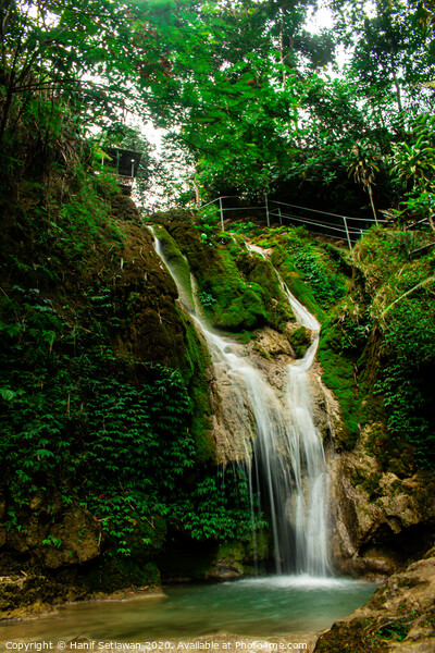 Rain forest waterfall Mudal Picture Board by Hanif Setiawan
