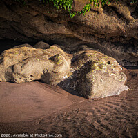 Buy canvas prints of White frog stone sculpture by erosion 1 by Hanif Setiawan