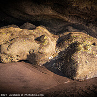 Buy canvas prints of White stone frog made by fluvial erosion 2 by Hanif Setiawan