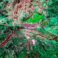 Buy canvas prints of Slime natural rock archway 3 by Hanif Setiawan