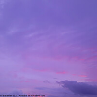 Buy canvas prints of Pastel pink blue cloudscape with smooth cloud shapes. by Hanif Setiawan