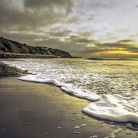 Buy canvas prints of Sunny sands sunrise - Folkestone by James Eastwell