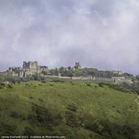Buy canvas prints of Dover Castle & the outer walls  by James Eastwell