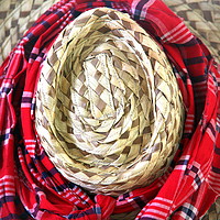 Buy canvas prints of Caribbean straw hat. by Dr.Oscar williams: PHD