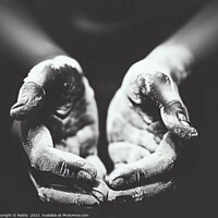 Buy canvas prints of A gymnasts hands by Paddy 