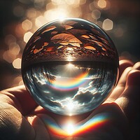 Buy canvas prints of Life through a crystal ball  by Paddy 