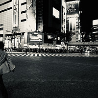 Buy canvas prints of Shibuya Crossing, Tokyo                            by Clive Karl Wuest