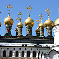 Buy canvas prints of Domes of the Kremlins Churches. by Mikhail Pogosov