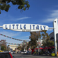 Buy canvas prints of Little Italy in San Diego by Mikhail Pogosov