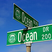 Buy canvas prints of OCEAN sign by Mikhail Pogosov