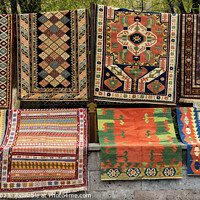 Buy canvas prints of Ancient Armenian carpets pattern. by Mikhail Pogosov