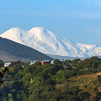 Buy canvas prints of View On Mountain Elbrus by Mikhail Pogosov