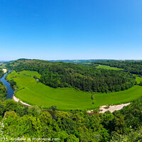 Buy canvas prints of Wye Valley View by claire chown