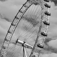 Buy canvas prints of The London Eye by claire chown