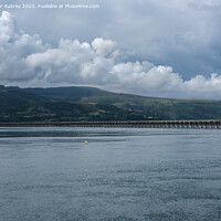Buy canvas prints of Barmouth Railway Bridge, North Wales by Roger Aubrey