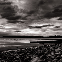 Buy canvas prints of Amroth beach, Pembrokeshire  by Roger Aubrey