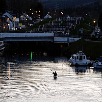 Buy canvas prints of Heading Home, Fort Augustus by Iain Sneddon