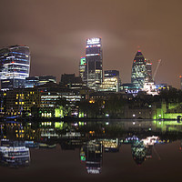 Buy canvas prints of London nightscape by Zita Stanko