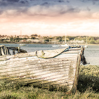 Buy canvas prints of Wooden boat by Zita Stanko