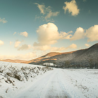 Buy canvas prints of Winter landscape by Zita Stanko