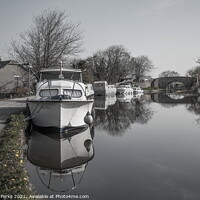 Buy canvas prints of Reflections on the Lancaster Canal by Richard Perks