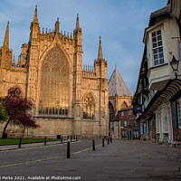 Buy canvas prints of sunlight Reflections in the York Minster by Richard Perks