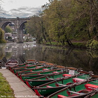 Buy canvas prints of Boats on the Nidd by Richard Perks