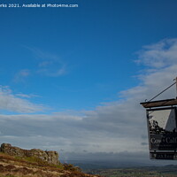 Buy canvas prints of Dining out at the Cow and Calf, Ilkley by Richard Perks