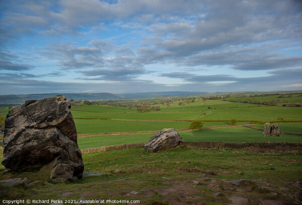 Yorkshire Dales rocks Picture Board by Richard Perks