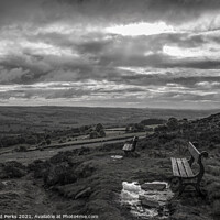 Buy canvas prints of Ilkley Moor Storm Clouds by Richard Perks