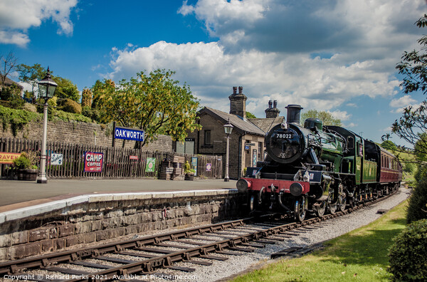 Next Stop Oakworth Station Picture Board by Richard Perks