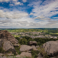 Buy canvas prints of Overlooking Otley by Richard Perks