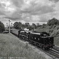 Buy canvas prints of Black 5 steam engine running into Goathland by Richard Perks