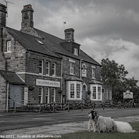 Buy canvas prints of Aidensfield Arms with complimentary Ram by Richard Perks