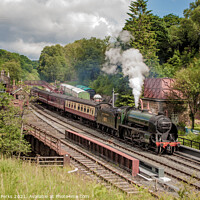 Buy canvas prints of Letting off steam at Goathland by Richard Perks