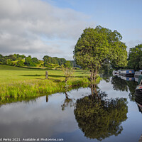 Buy canvas prints of Sunny days on the Leeds Liverpool canal by Richard Perks