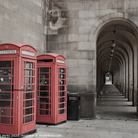 Buy canvas prints of Manchester Telephone box by Richard Perks