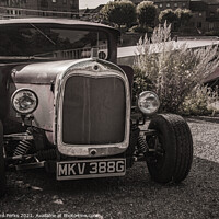 Buy canvas prints of Abandoned Hot Rod by Richard Perks