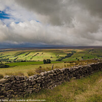 Buy canvas prints of Clouds gather over Nidderdale by Richard Perks