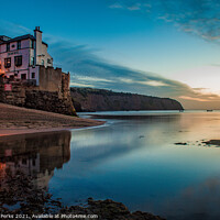 Buy canvas prints of Tides out at Robin Hoods Bay by Richard Perks