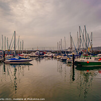 Buy canvas prints of Scarborough Harbour before the storm by Richard Perks