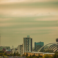 Buy canvas prints of Glasgow cityscape by Richard Perks