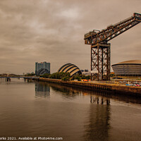 Buy canvas prints of River Clyde -  Golden Hour by Richard Perks