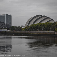 Buy canvas prints of Glasgow Armadillo Reflections by Richard Perks