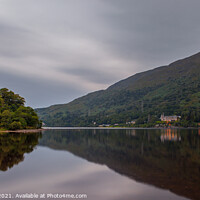 Buy canvas prints of Loch Awe at dusk by Richard Perks