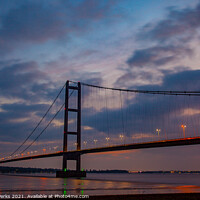 Buy canvas prints of A break in the Clouds over the Humber by Richard Perks