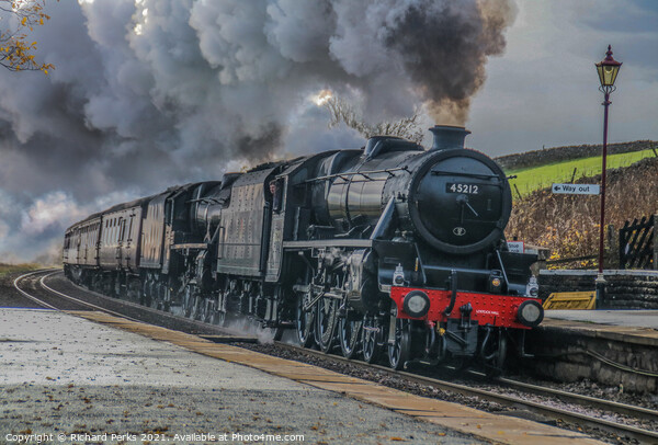 Double steam through the yorkshire dales Picture Board by Richard Perks
