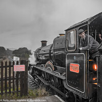 Buy canvas prints of Waiting in the Rain by Richard Perks