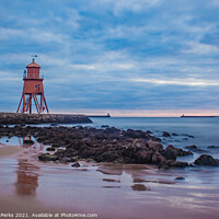 Buy canvas prints of South Shields Reflections by Richard Perks
